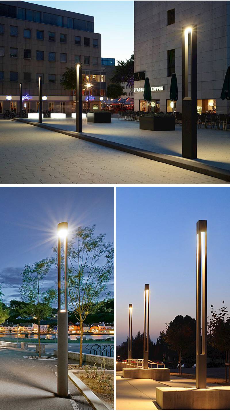户外园林方形景观灯柱3米35米4米制做景观灯防雨led景观灯庭院灯