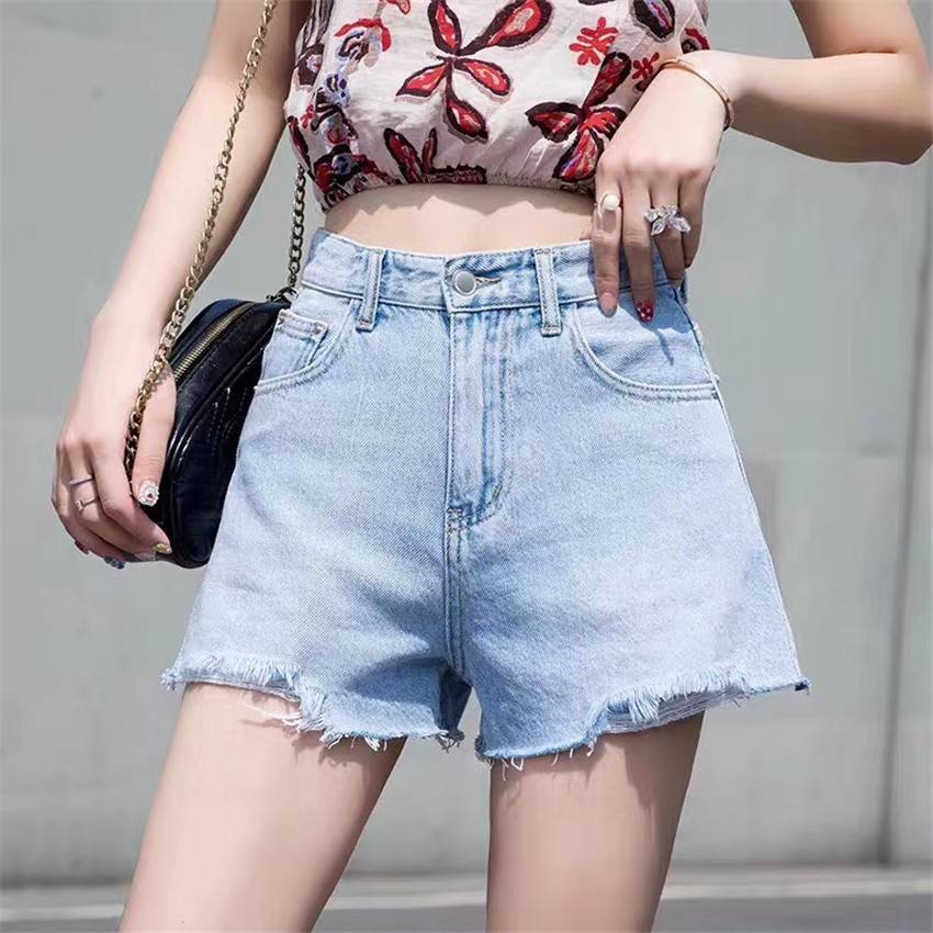 吉林延边3元货源夏装刺绣女牛仔短裤