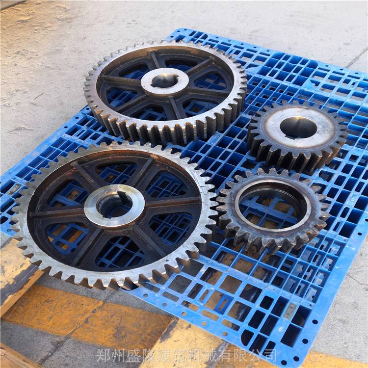 定做js750混凝土搅拌机大齿轮减速机外挂齿轮配件