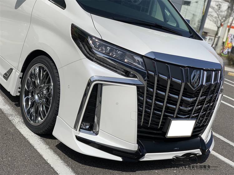 丰田埃尔法改装trd小包围套件埃尔法升级sc版前杠