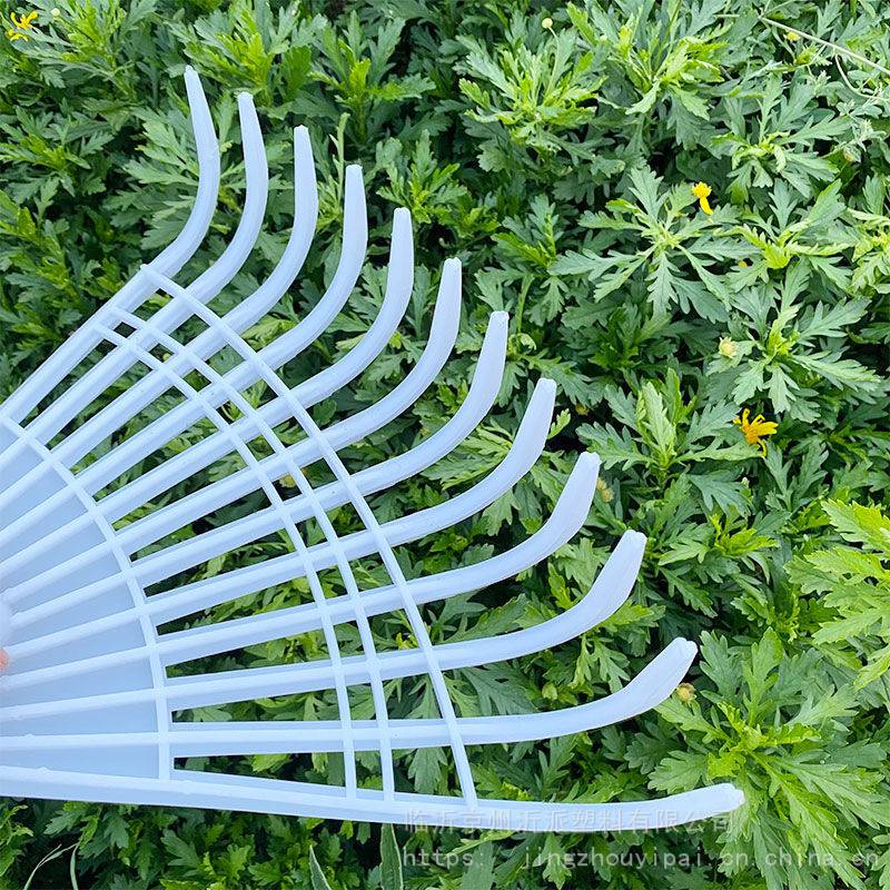 长柄塑料搂耙子农用粮食晒谷耙清理树叶垃圾耙子12齿搂扒