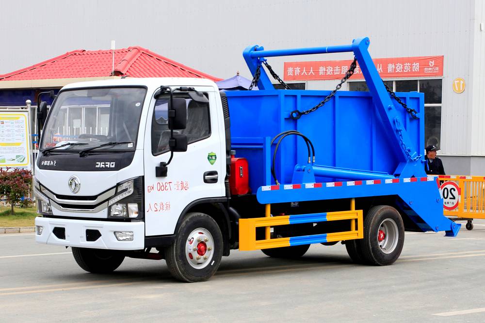 【东风小多利卡摆臂垃圾车带箱子有自卸功能 安全稳定】价格_厂家 - 