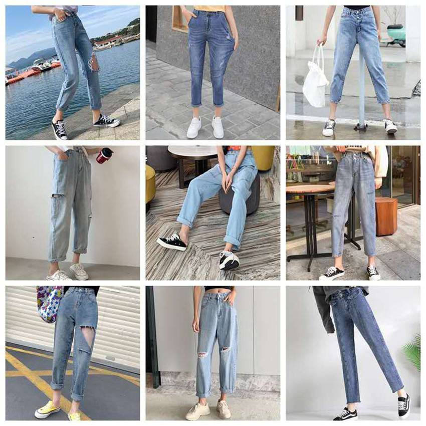 云南大理广州女式牛仔裤***大朗针织工厂沙河大码T恤半袖