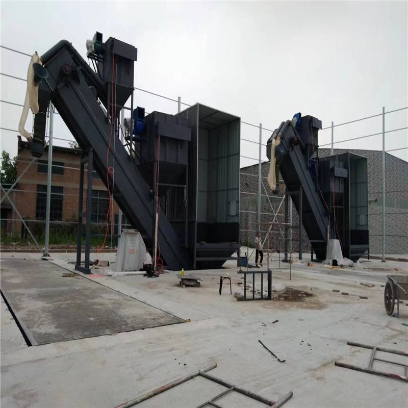 水泥粉集装箱拆箱卸灰机铁路35吨敞顶箱卸灰机