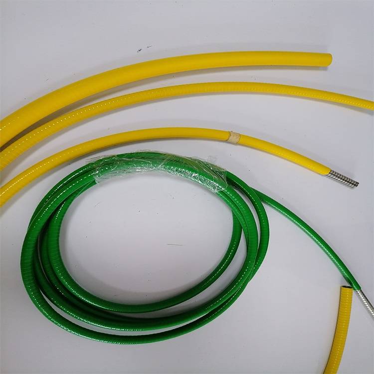 双扣不锈钢包塑波纹蛇皮管3mm电线电缆抗拉耐磨穿线保护管