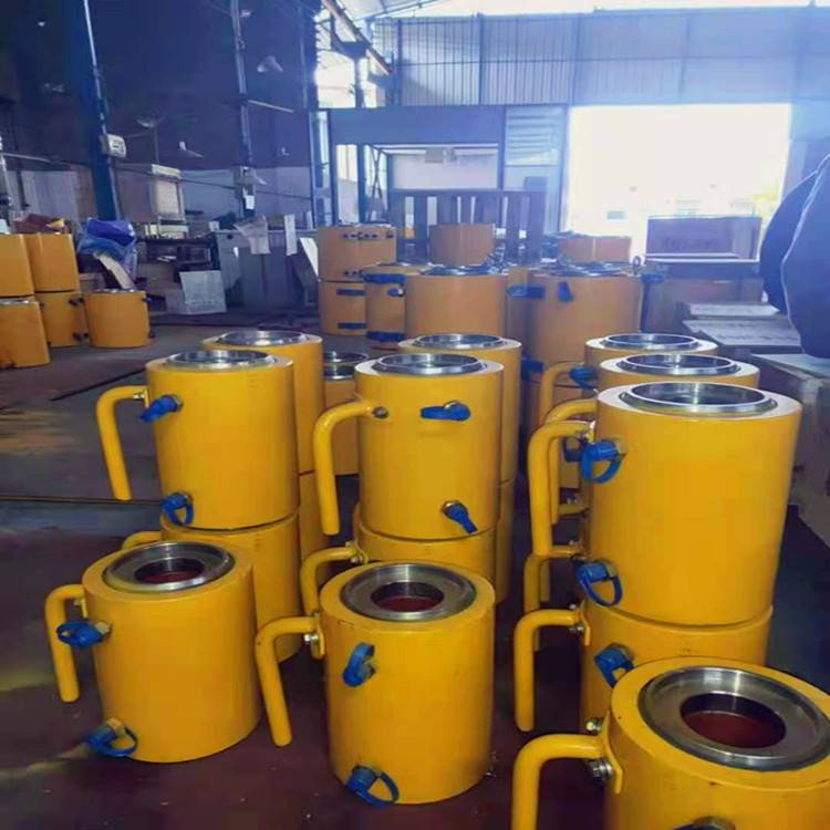 成都中拓zt100吨穿心式千斤顶液压千斤顶双作用张拉