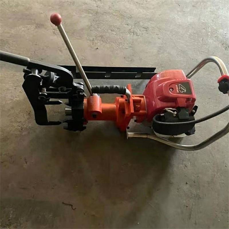 万尊内燃钢轨钻孔机ngz32便携式铁路打孔器火车轨道开孔机