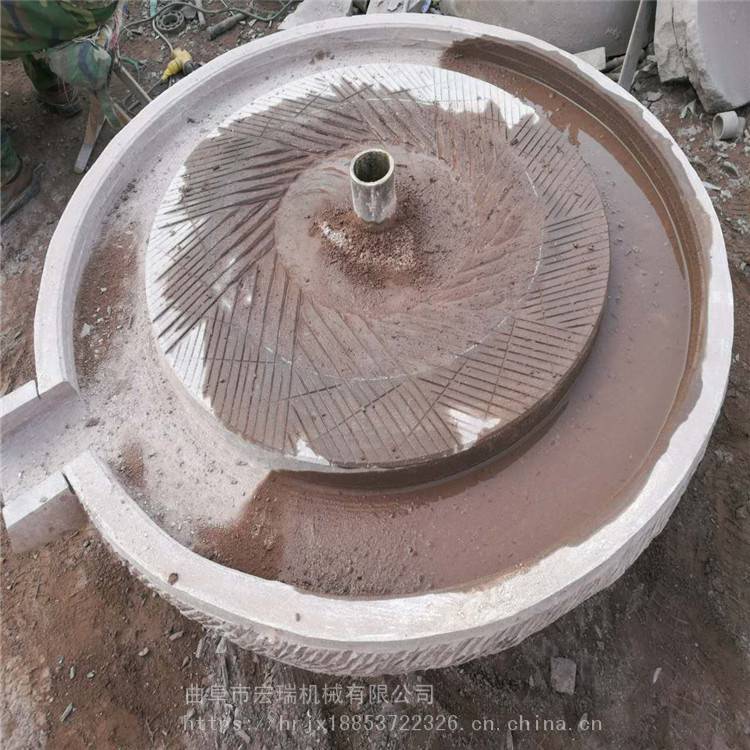 宣城花生酱芝麻酱石磨机 大豆石磨专用磨浆机 豆浆石磨