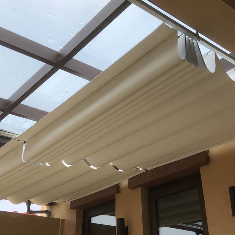 唐山天棚帘阳光房室内电动天棚帘厂家张家口秦皇岛学校采光顶电动遮阳