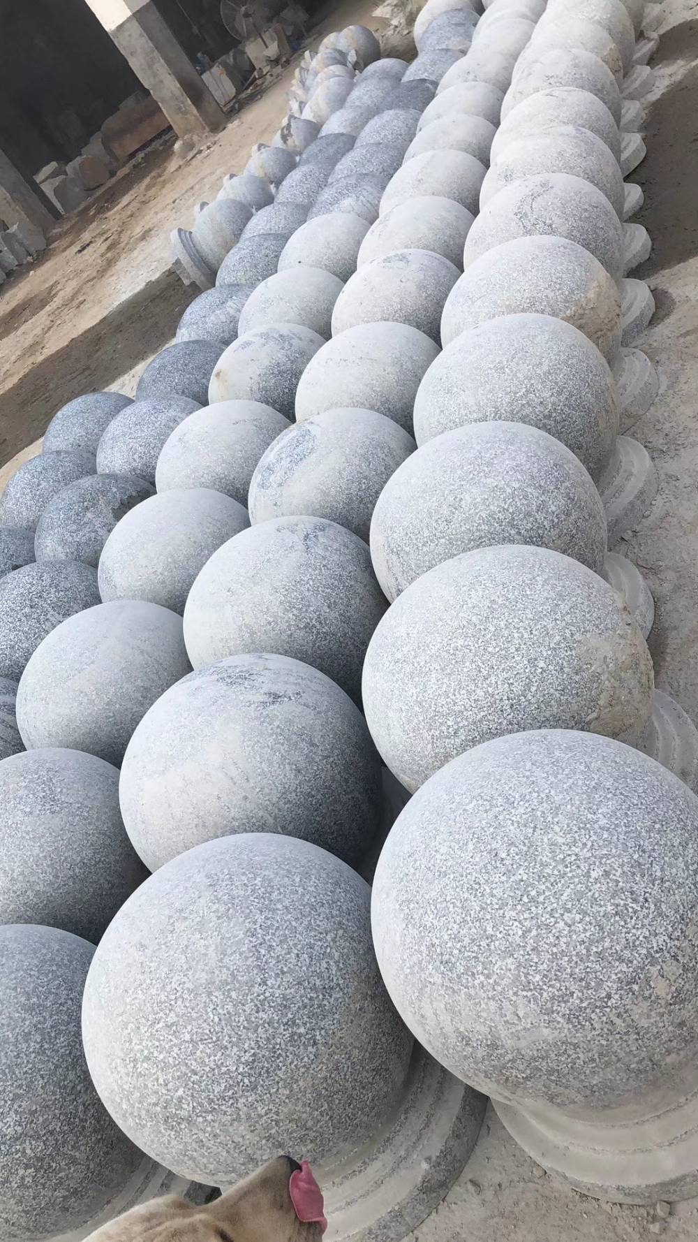湖南花岗岩圆球常用尺寸花岗岩圆球衡阳石材圆球厂家