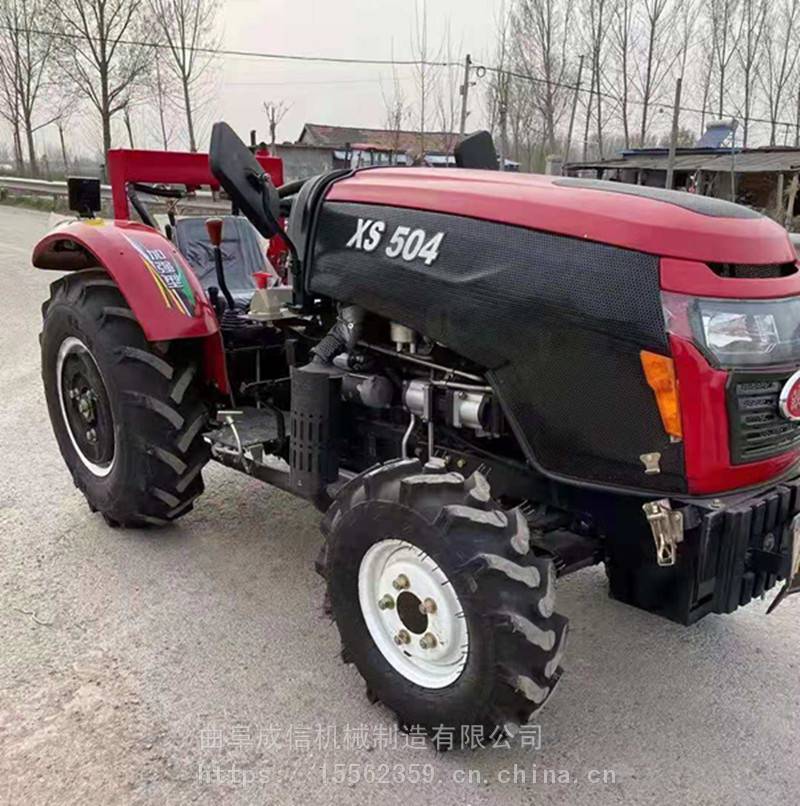 中驰奔野504拖拉机四驱农用拖拉机拖拉机旋耕机成套设备