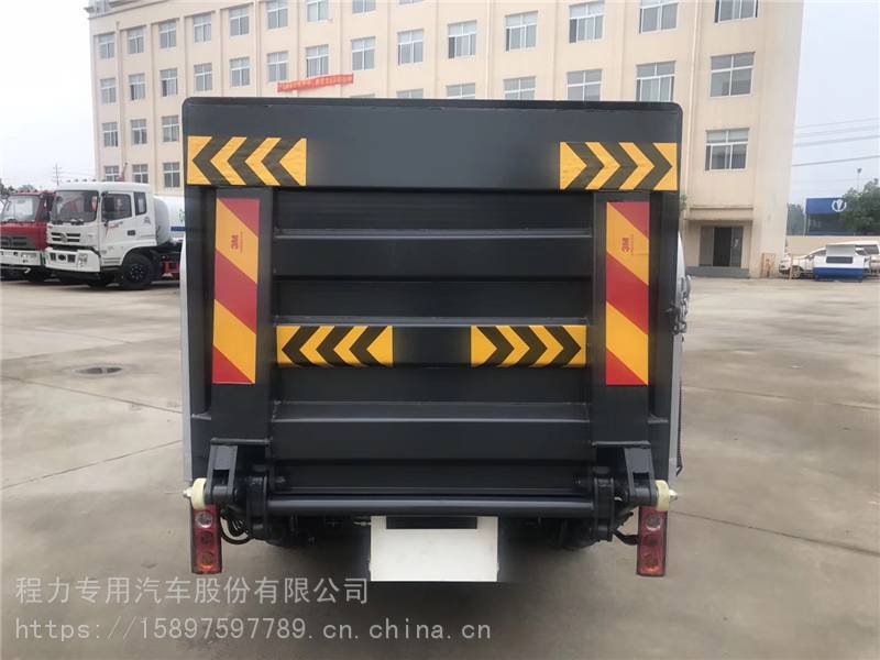 纯电动密闭式桶装垃圾车蓝牌密闭式垃圾车参数图片