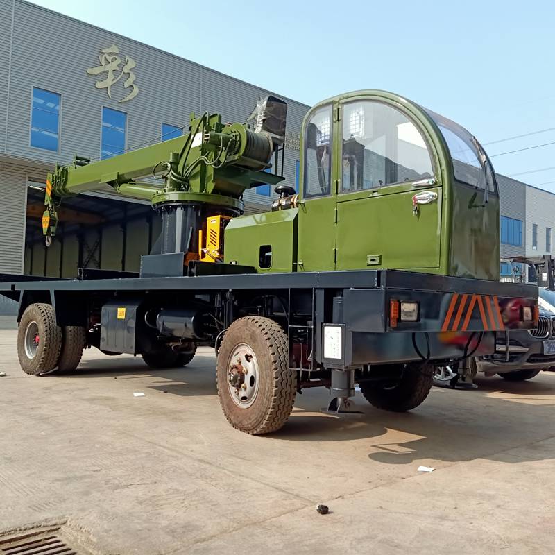 农用四不像随车吊6吨四驱轮式吊车厂家定制小型运输起重机