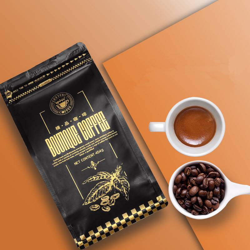 letters新鲜烘焙意大利咖啡豆意式特浓咖啡豆454克