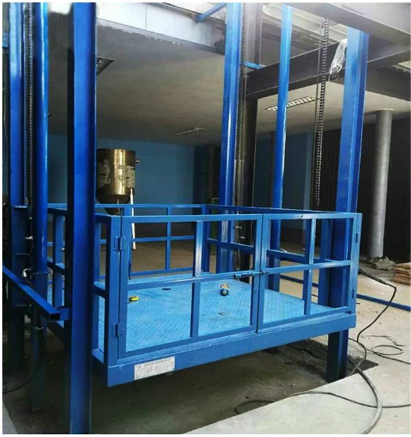 定制液压货梯升降机 小型简易导轨防坠货梯 厂房仓库货物电动提升机