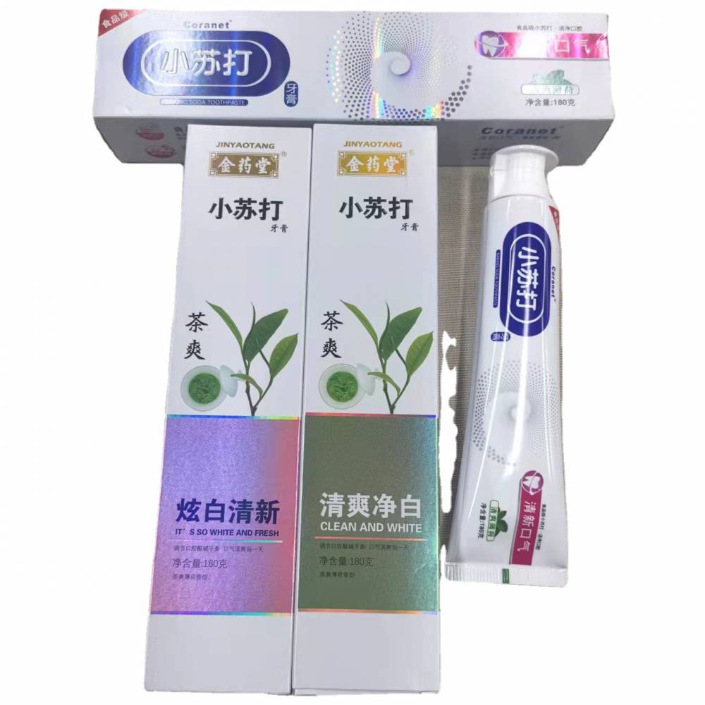 厂家 超市货源广州日化180克小苏打牙膏家居日用牙膏批发