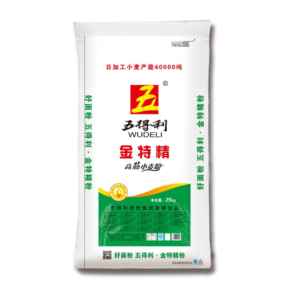 【五得利面粉金特精小面粉50斤装,批发零售图片】五得利面粉金特精小