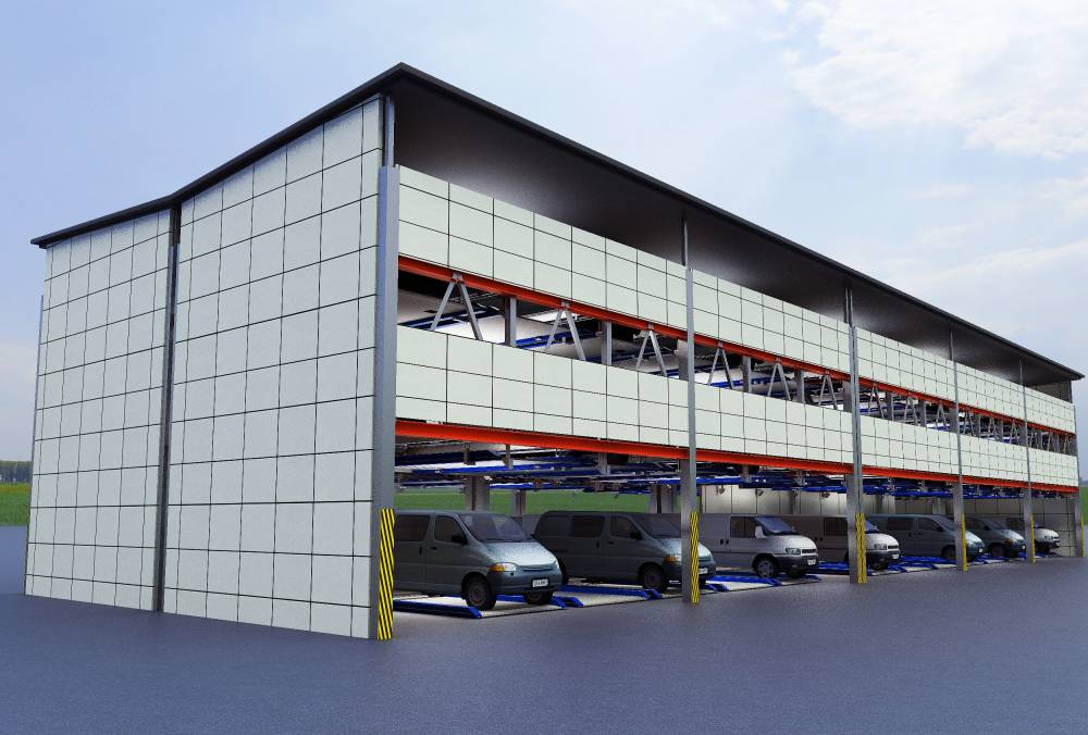 江苏苏州三层升降平移立体车库立体车库设备厂家