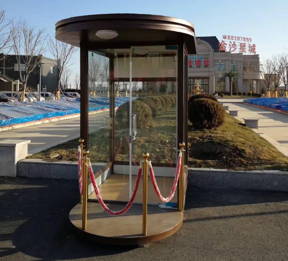 长春物业岗亭小区值班岗亭形象岗亭玻璃站台岗亭生产厂家