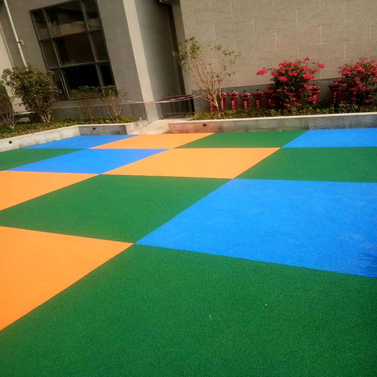 塑胶幼儿园地板塑胶地板厂家直接施工图片