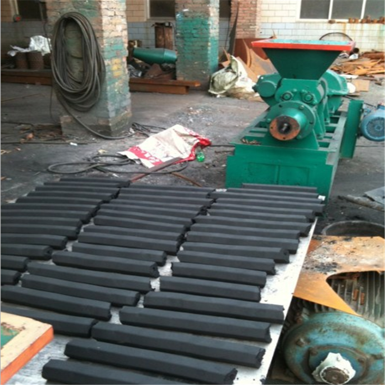 秸秆制炭机自动碳粉空心制棒机多孔竹炭煤粉挤出机