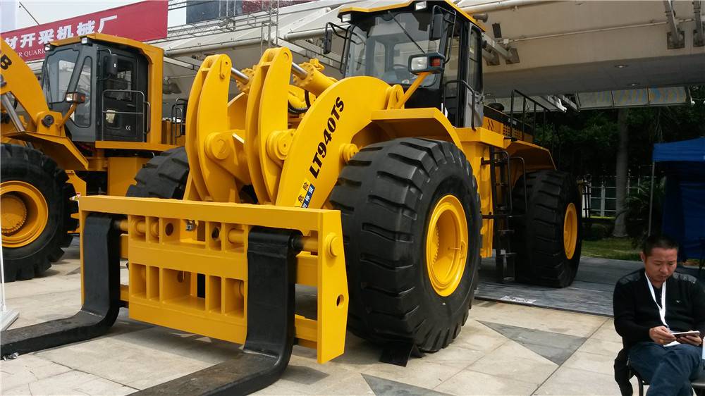 40吨重型石头装载叉车lt40t矿山石材厂