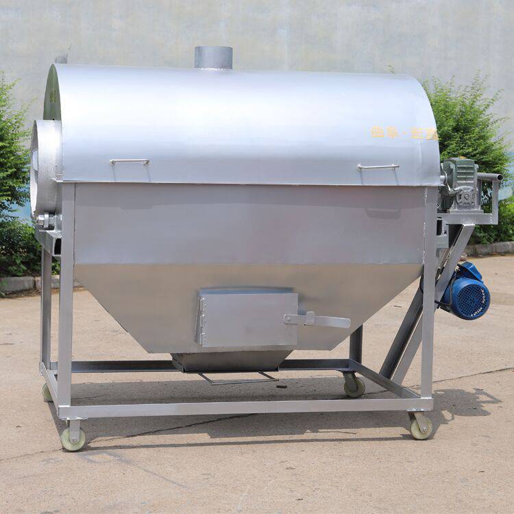 供应燃气加热炒花生机电加热芝麻花生炒货机全自动温控翻炒机