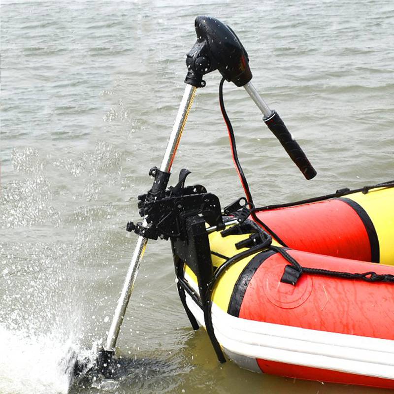 器橡皮艇船尾机皮划艇电动螺旋桨充气渔船马达船尾机威固】价格_厂家