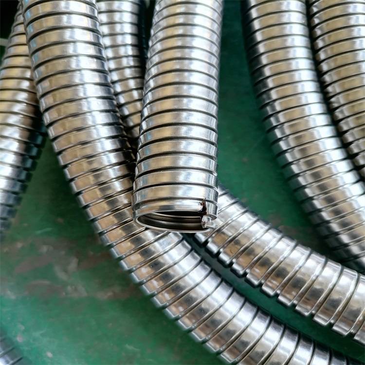 防爆金属护线管304不锈钢软导管Φ25伸缩穿线管配管螺纹