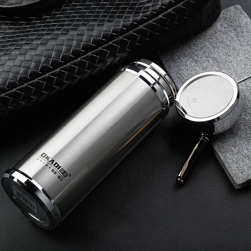 华象保温杯批发647号304不锈钢双层真空时尚男女式商务办公