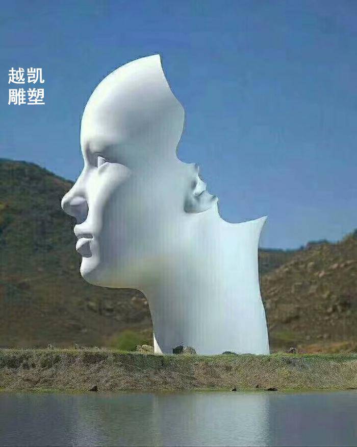 钢人脸雕塑生产商小区面脸雕塑人脸雕塑创意