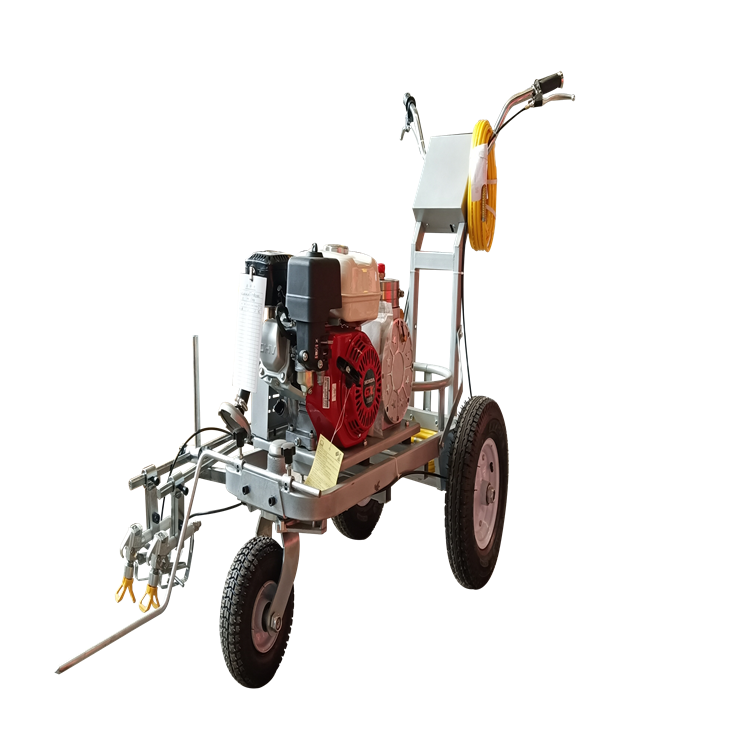 雄安新区小区道路标线划线机混凝土路面水线车