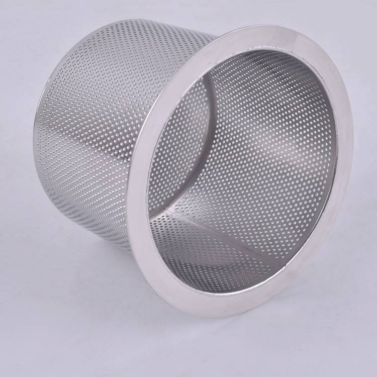 304白钢洞洞板微孔异形滤水筒饮料厂不锈钢过滤网
