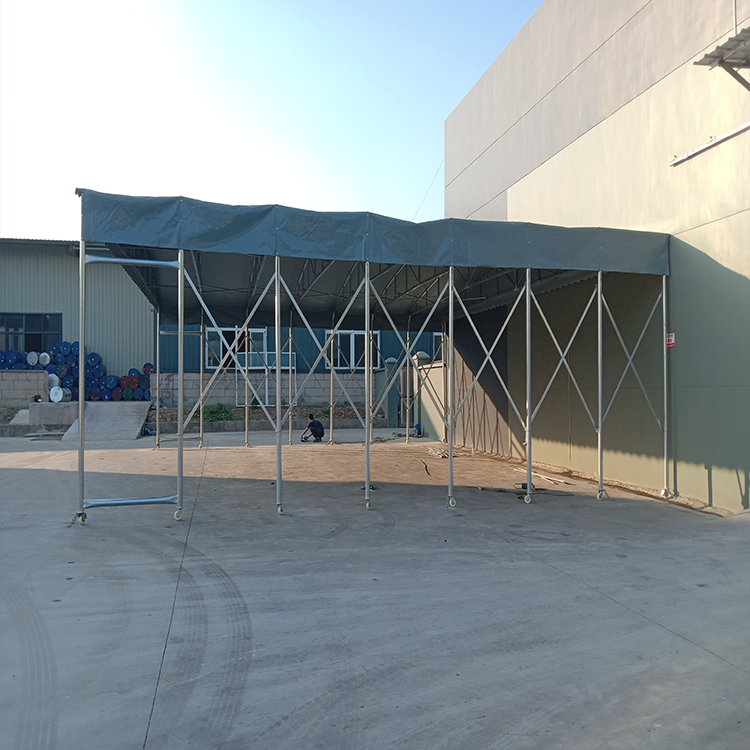 鑫建华可遮阳挡雨挡风活动仓库刀刮布防风帐篷送货上门