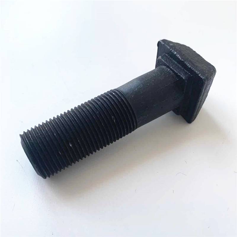 仨运梯形头螺栓88级高强度发黑t型头螺杆锤头螺丝杆耐腐