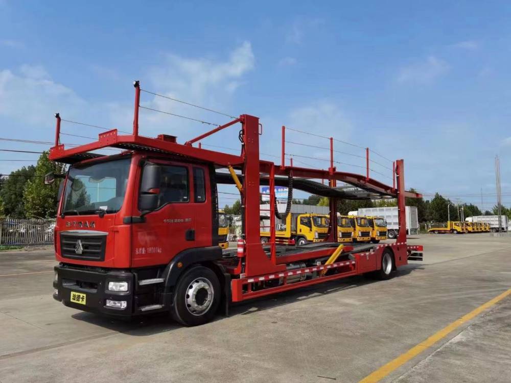 国六重汽汕德卡单桥5位板6位板轿运车火爆中