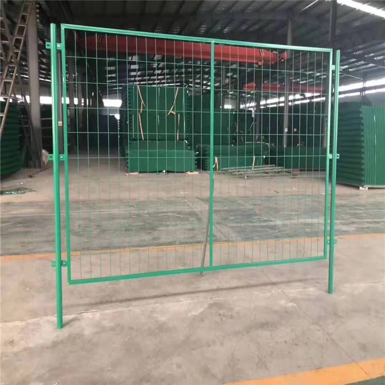 博才框架护栏网厂区围栏网公路护栏网绿色浸塑安全防护网生产厂家