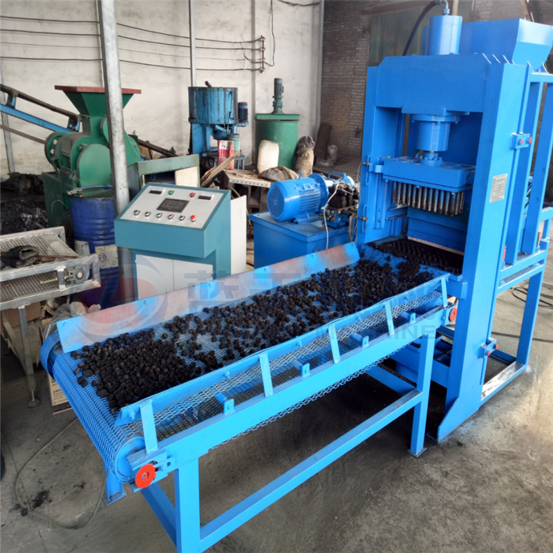 烧烤炭成型设备烧烤炭生产设备加工厂蓝天