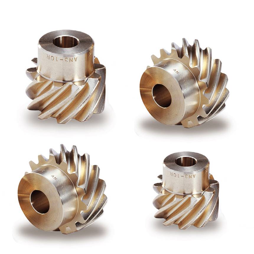 khk铜合金螺旋齿轮an113lr交错轴斜齿轮