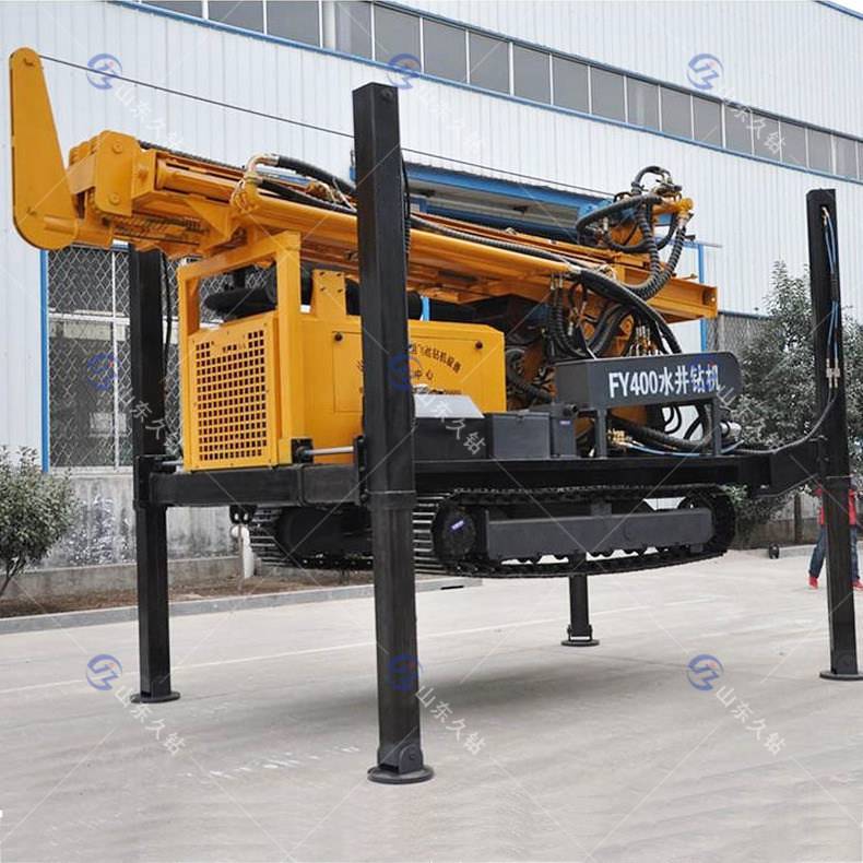 产销久钻fy400深水打井机大型水井钻机履带气动钻井机