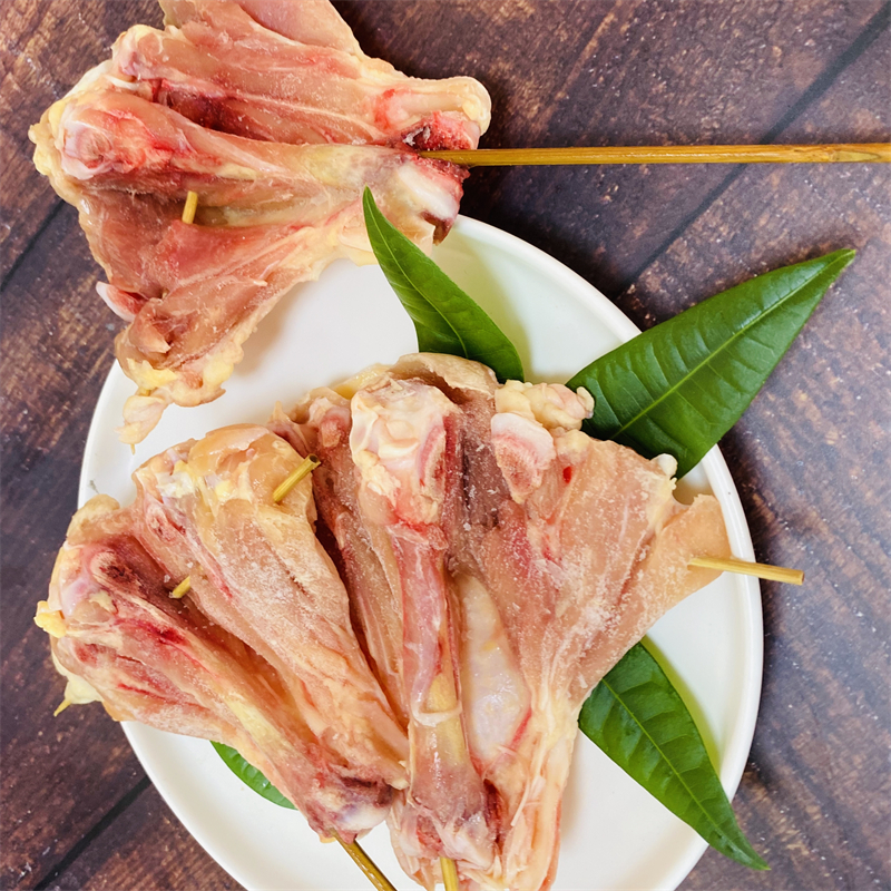 零食用炸鸡汉堡原料冷冻西式调味蝴蝶腿串冷链配送