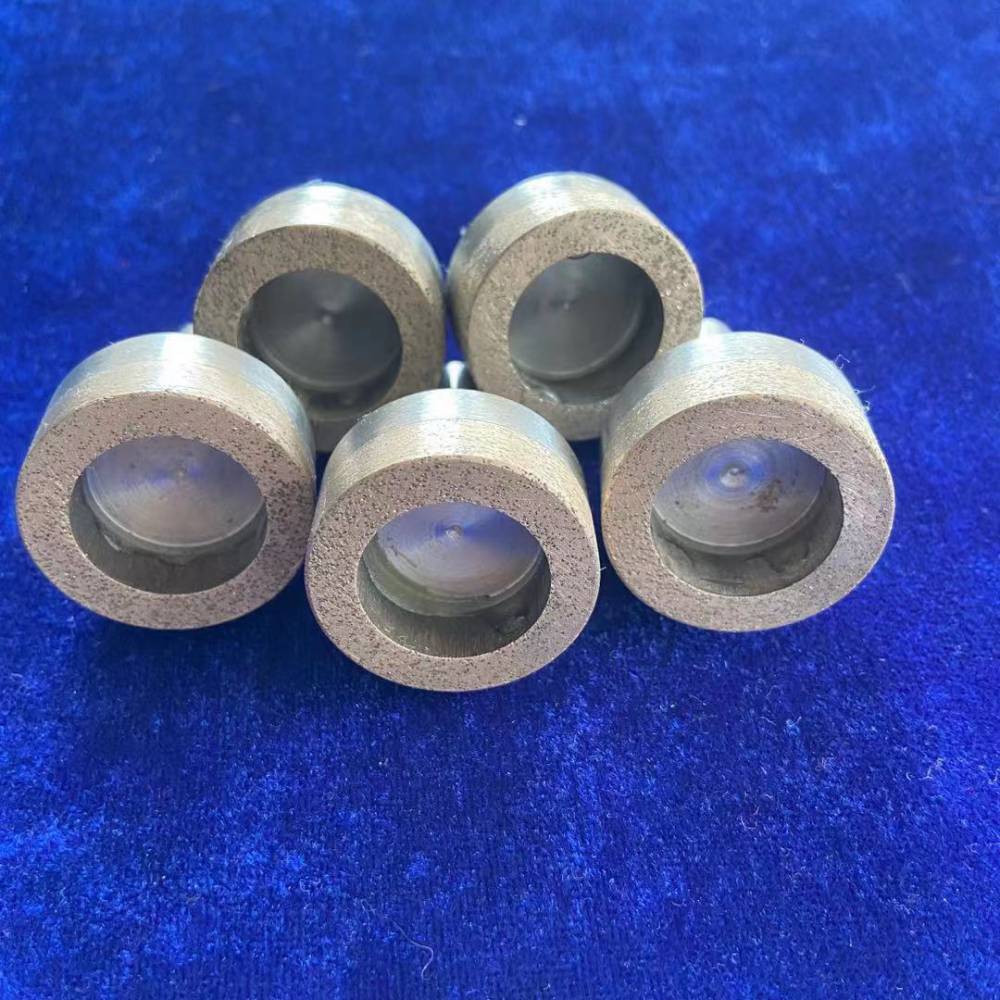 河南科美砂轮厂青铜烧结套料孔钻金刚石烧结孔钻加工氧化铝陶瓷钻头