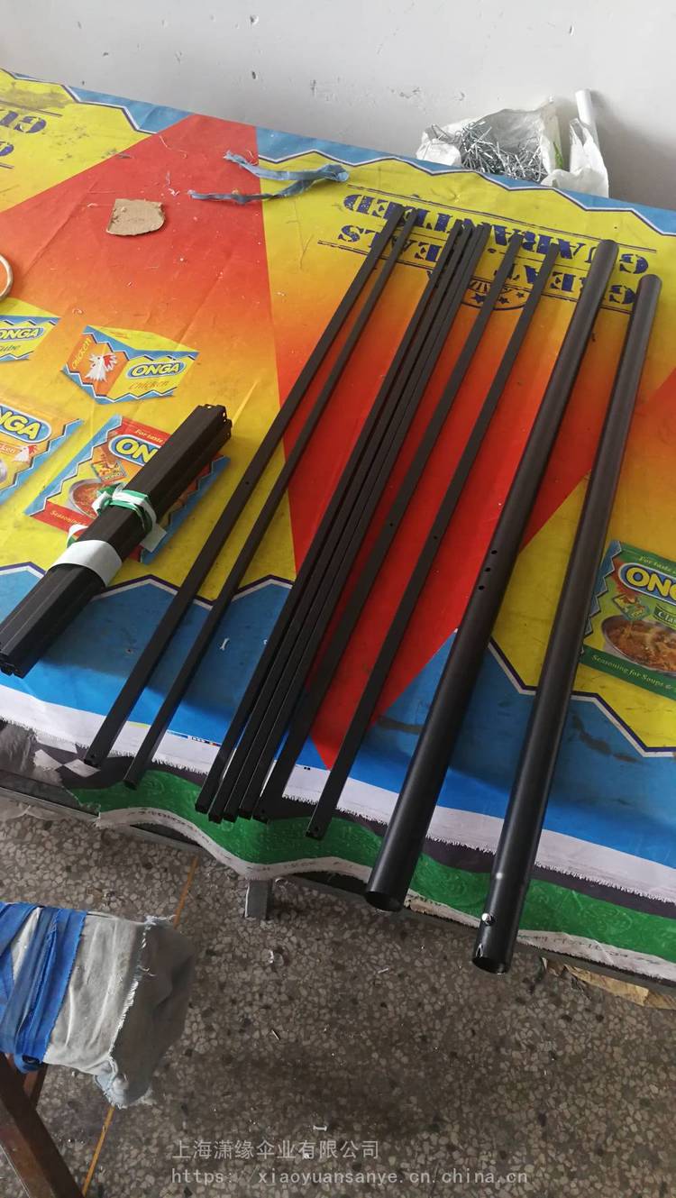 大伞架加工户外伞伞骨生产厂四方伞伞架铝合金架钢架木架制作厂