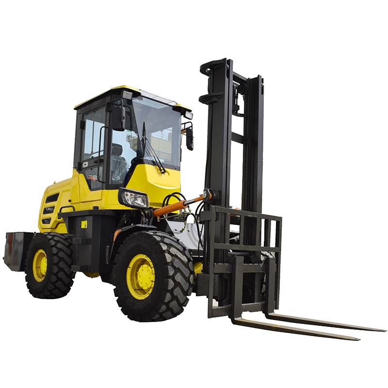 3吨越野叉车用途越野叉车四驱金旺越野叉车厂家履带叉车定制