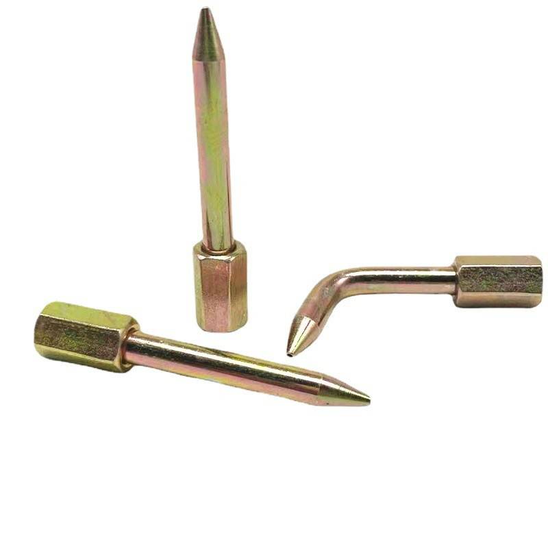 黄油枪头弯头黄油嘴黄油嘴尖油枪头弯嘴非标黄油枪咀铁打黄油超细