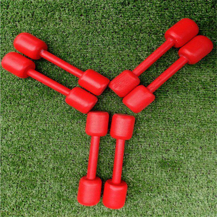 【奥昌 儿 童哑铃 儿童趣味软式器材 中小学达标器材投标采购 木哑铃