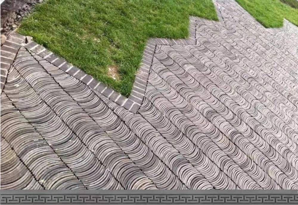 装饰立瓦室内装饰铺地立瓦铺地瓦立瓦1818板瓦1616板瓦