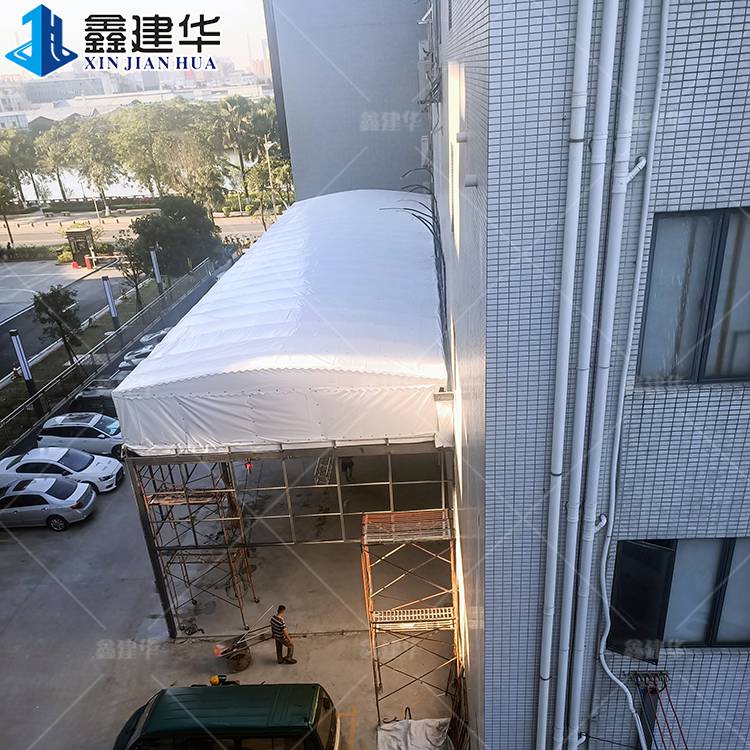 可活动雨棚 各种雨棚定做 使用寿命长 河北阜平