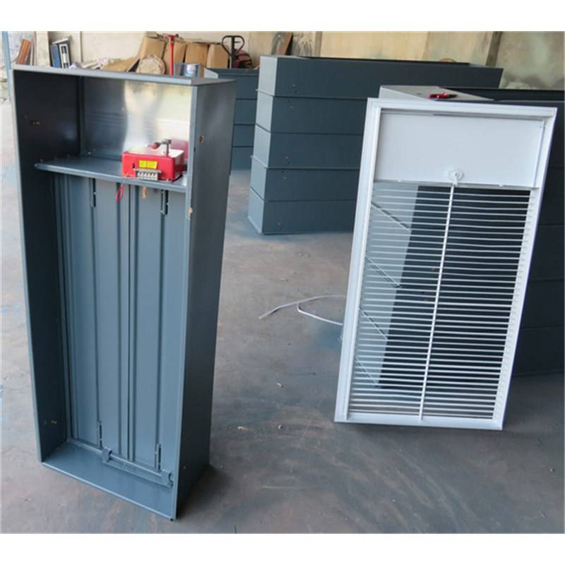 板式排烟口平时常闭控制中心dc24v电信号排烟口迅开启