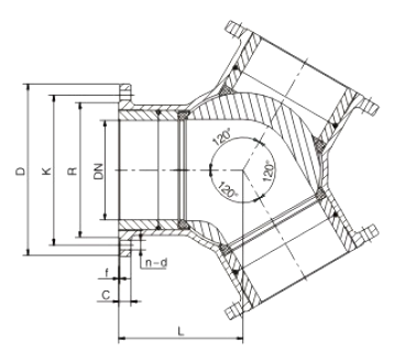 电动y型三通球阀d945f16p电动三通球阀不锈钢电动球阀